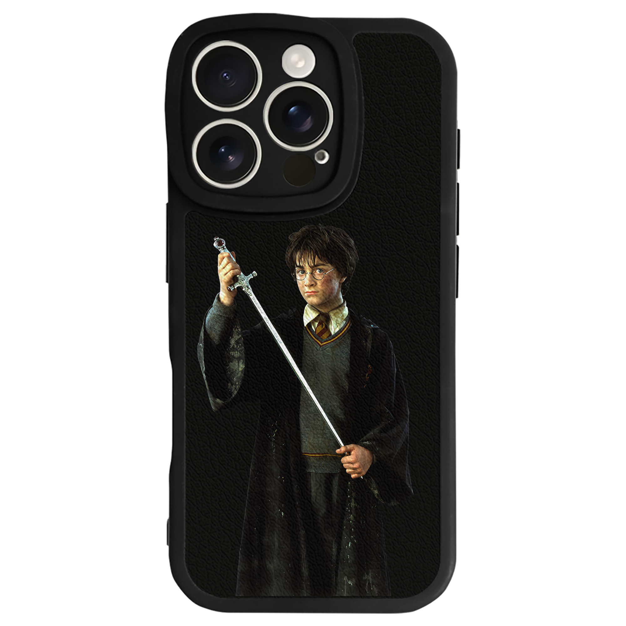 （画像用） Harry Potter ハリー・ポッターシリーズ 【iPhone 16シリーズ対応】シリコンスマホケース（レザー調） 材質：シリコン